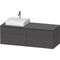 Duravit Waschtischunterbau L-CUBE 1420x482x550mm gra ma o ES