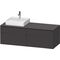 Duravit Waschtischunterbau L-CUBE 1420x482x550mm gra s-matt o ES