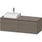 Duravit Waschtischunterbau L-CUBE 1420x482x550mm fla gr sdm o ES