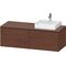Duravit Waschtischunterbau L-CUBE 1420x482x550mm sw hgl o ES