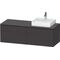 Duravit Waschtischunterbau L-CUBE 1420x482x550mm gra s-matt o ES