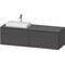 Duravit Waschtischunterbau L-CUBE 1620x482x550mm gra ma o ES