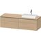 Duravit Waschtischunterbau L-CUBE 1620x482x550mm medi Ei o ES
