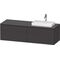 Duravit Waschtischunterbau L-CUBE 1620x482x550mm gra s-matt o ES