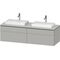 Duravit Waschtischunterbau L-CUBE 1620x482x550mm betongr ma o ES