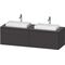 Duravit Waschtischunterbau L-CUBE 1620x482x550mm gra s-matt o ES