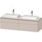 Duravit Waschtischunterbau L-CUBE 1620x482x550mm ta ma o ES