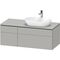 Duravit Waschtischunterbau L-CUBE 1220x482x550mm betongr ma o ES