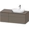 Duravit Waschtischunterbau L-CUBE 1220x482x550mm fla gr sdm o ES