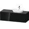 Duravit Waschtischunterbau L-CUBE 1420x482x550mm sw hgl o ES