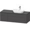 Duravit Waschtischunterbau L-CUBE 1420x482x550mm gra ma o ES