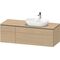 Duravit Waschtischunterbau L-CUBE 1420x482x550mm medi Ei o ES