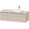 Duravit Waschtischunterbau L-CUBE 1420x482x550mm ta ma o ES