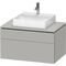 Duravit Waschtischunterbau L-CUBE 820x482x550mm betongr ma o ES