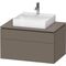 Duravit Waschtischunterbau L-CUBE 820x482x550mm fla gr sdm o ES