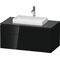 Duravit Waschtischunterbau L-CUBE 1020x482x550mm sw hgl o ES