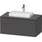 Duravit Waschtischunterbau L-CUBE 1020x482x550mm gra ma o ES