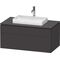 Duravit Waschtischunterbau L-CUBE 1020x482x550mm gra s-matt o ES