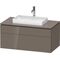 Duravit Waschtischunterbau L-CUBE 1020x482x550mm fla gr hgl o ES