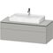 Duravit Waschtischunterbau L-CUBE 1220x482x550mm betongr ma o ES