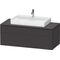 Duravit Waschtischunterbau L-CUBE 1220x482x550mm gra s-matt o ES