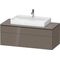 Duravit Waschtischunterbau L-CUBE 1220x482x550mm fla gr hgl o ES