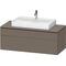 Duravit Waschtischunterbau L-CUBE 1220x482x550mm fla gr sdm o ES