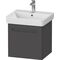 Waschtischunterbau Duravit No.1 1 Auszug, 490x426mm graphit matt