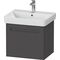 Waschtischunterbau Duravit No.1 1 Auszug, 540x426mm graphit matt
