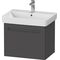 Duravit Waschtischunterbau Duravit No 1 1 Auszug, 590x426mm graphit matt