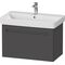Duravit Waschtischunterbau Duravit No 1 1 Auszug, 740x426mm graphit matt