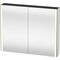 DU Spiegelschrank XSquare m.Beleuchtung 800x1000x155mm, Weiß Hochgl., CH