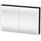 DU Spiegelschrank Xsquare XS7114 Eiche (Schwarz) 155x1200x800mm, F