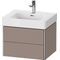 Duravit Waschtischunterbau XSQUARE 584x397x470mm Ei sw o Einrichtungssystem