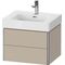 Duravit Waschtischunterbau XSQUARE 584x397x470mm ta sdm o ES