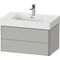 Duravit Waschtischunterbau XSQUARE 784x397x470mm betongr ma o ES
