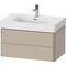 Duravit Waschtischunterbau XSQUARE 784x397x470mm ta sdm o ES
