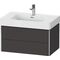 Duravit Waschtischunterbau XSQUARE 784x397x470mm gra s-matt o ES