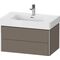 Duravit Waschtischunterbau XSQUARE 784x397x470mm fla gr sdm o ES