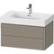 Duravit Waschtischunterbau XSQUARE 784x397x470mm Steingr sdm o ES