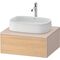 Duravit Waschtischunterbau Zencha 650x281x550mm Ei sw / we s-matt o ES