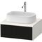 Duravit Waschtischunterbau Zencha 650x281x550mm sw ls / we s-matt o ES