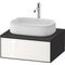 Duravit Waschtischunterbau Zencha 650x281x550mm we / gra s-matt o ES