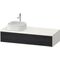 Duravit Waschtischunterbau Zencha 1300x281x550mm Ei sw / we s-matt o ES