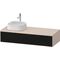 Duravit Waschtischunterbau Zencha 1300x281x550mm sw ls / ta s-matt o ES