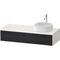 Duravit Waschtischunterbau Zencha 1300x281x550mm Ei sw / we s-matt o ES