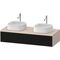 Duravit Waschtischunterbau Zencha 1300x281x550mm sw ls / ta s-matt o ES