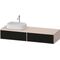 Duravit Waschtischunterbau Zencha 1600x281x550mm sw ls / ta s-matt o ES