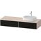 Duravit Waschtischunterbau Zencha 1600x281x550mm sw ls / ta s-matt o ES