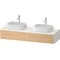 Duravit Waschtischunterbau Zencha 1600x281x550mm Ei sw / we s-matt o ES